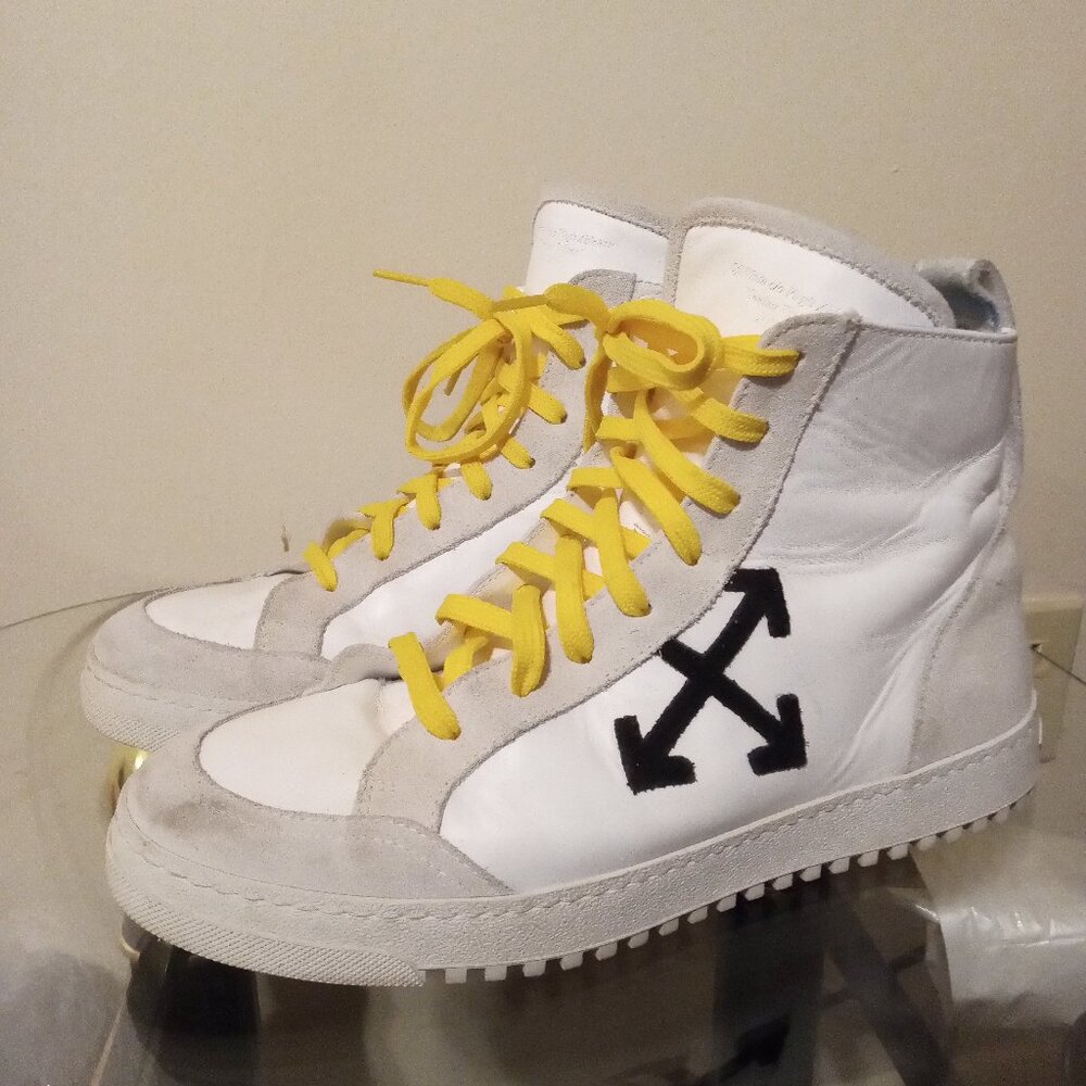COPY - 2013 OFF-WHITE INDUSTRIAL LEATHER HIGH TRAINERS